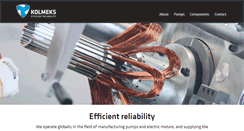 Desktop Screenshot of kolmeks.com