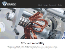 Tablet Screenshot of kolmeks.com
